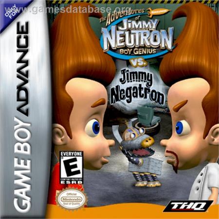 Cover Adventures of Jimmy Neutron Boy Genius vs. Jimmy Negatron, The for Game Boy Advance